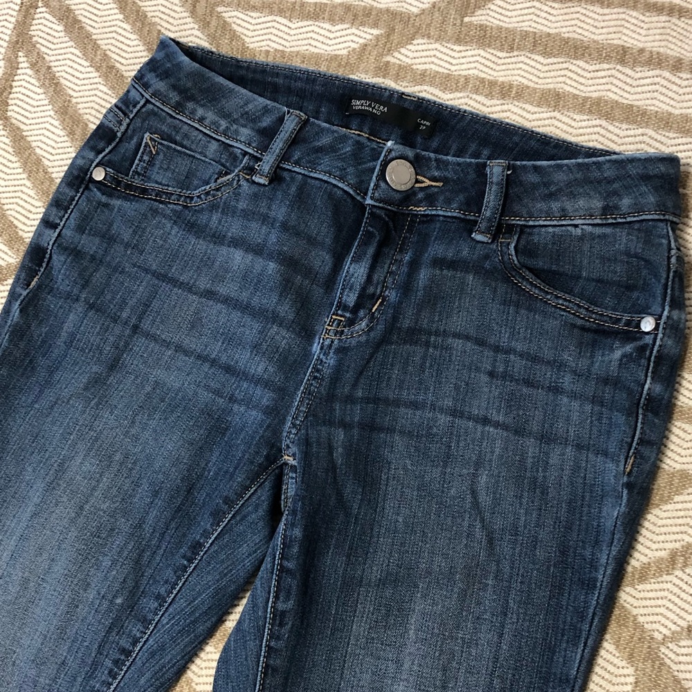Simply Vera Vera Wang Dark Blue Jeans